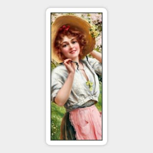 Springtime by Emile Vernon Sticker